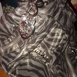 Kathy Van Zealand Metallic Zebra Bag